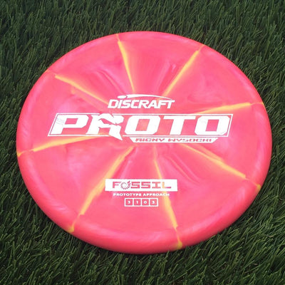 Discraft Crazy Tough CT Swirl Fossil with Proto Ricky Wysocki - Prototype Approach Stamp- 175.34 Pink