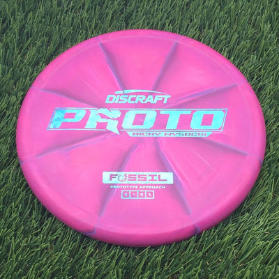Discraft Crazy Tough CT Swirl Fossil with Proto Ricky Wysocki - Prototype Approach Stamp- 175.17 Pink