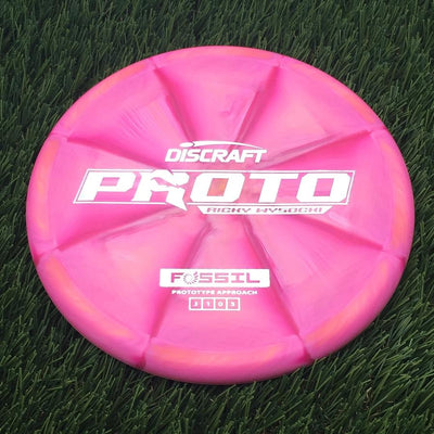 Discraft Crazy Tough CT Swirl Fossil with Proto Ricky Wysocki - Prototype Approach Stamp- 173.58 Pink