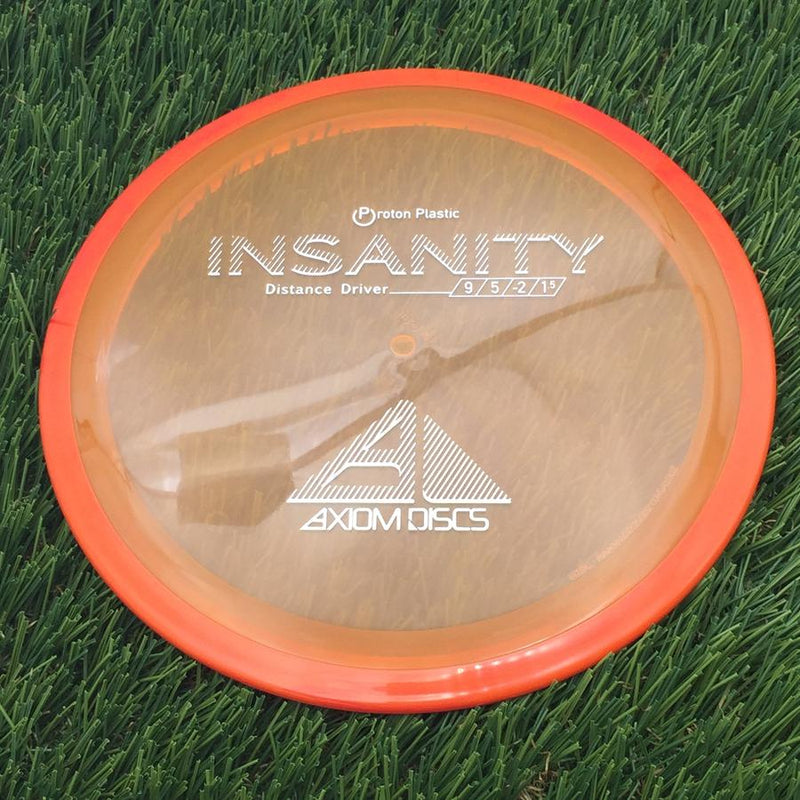 Axiom Proton Insanity with Stock Stamp with Flight Numbers Stamp- 156.9 Orange