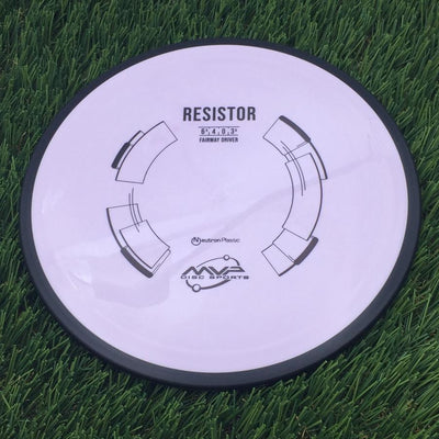 MVP Neutron Resistor with Stock Stamp with Flight Numbers Stamp- 166.94 Purple