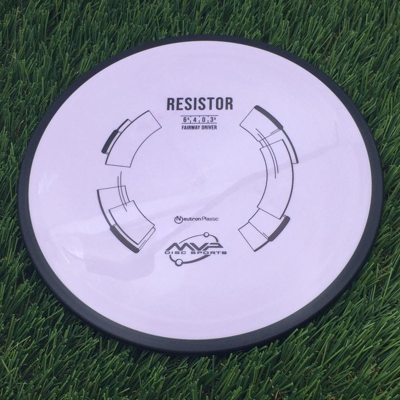 MVP Neutron Resistor with Stock Stamp with Flight Numbers Stamp- 166.94 Purple