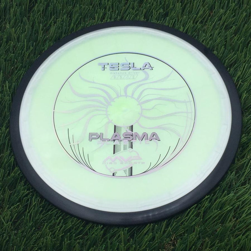 MVP Plasma Tesla with Globe Stock Stamp- 167.69 Green