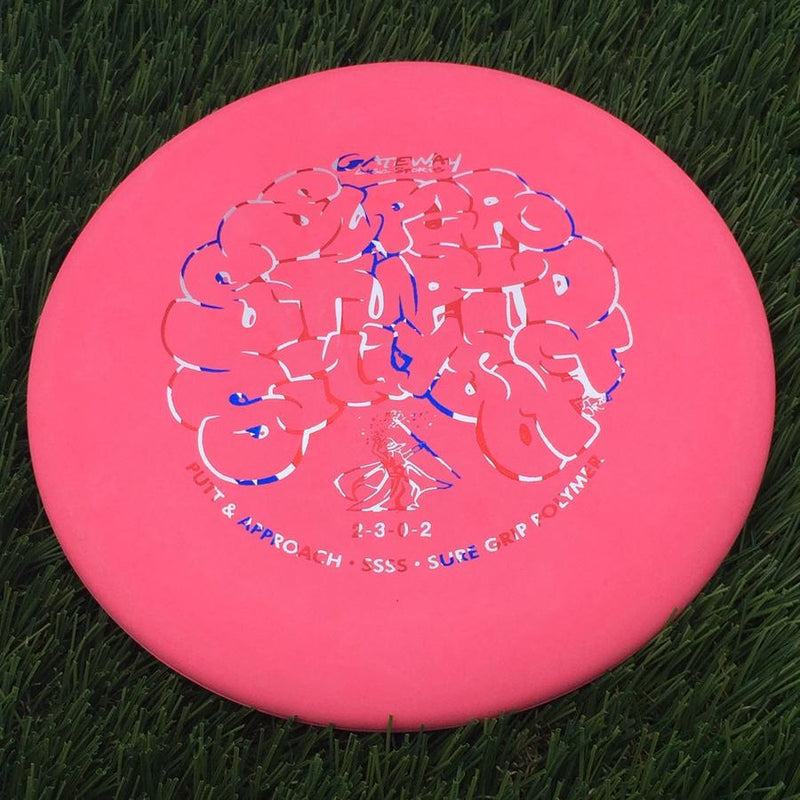 Gateway Suregrip Super Stupid Silly Soft (SSSS) Wizard with Puffy Letters - Super Stupid Silly Soft Stamp- 168.29 Pink