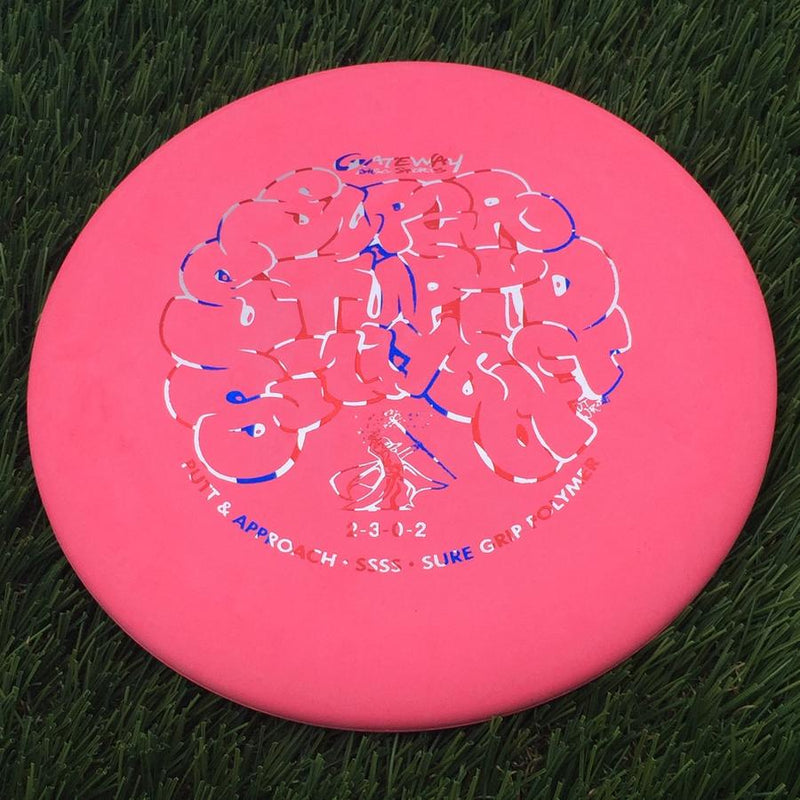 Gateway Suregrip Super Stupid Silly Soft (SSSS) Wizard with Puffy Letters - Super Stupid Silly Soft Stamp- 167.91 Pink