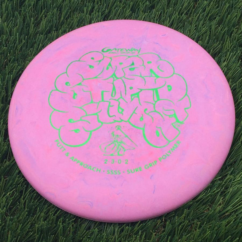 Gateway Suregrip Super Stupid Silly Soft (SSSS) Wizard with Puffy Letters - Super Stupid Silly Soft Stamp- 171.5 Pink