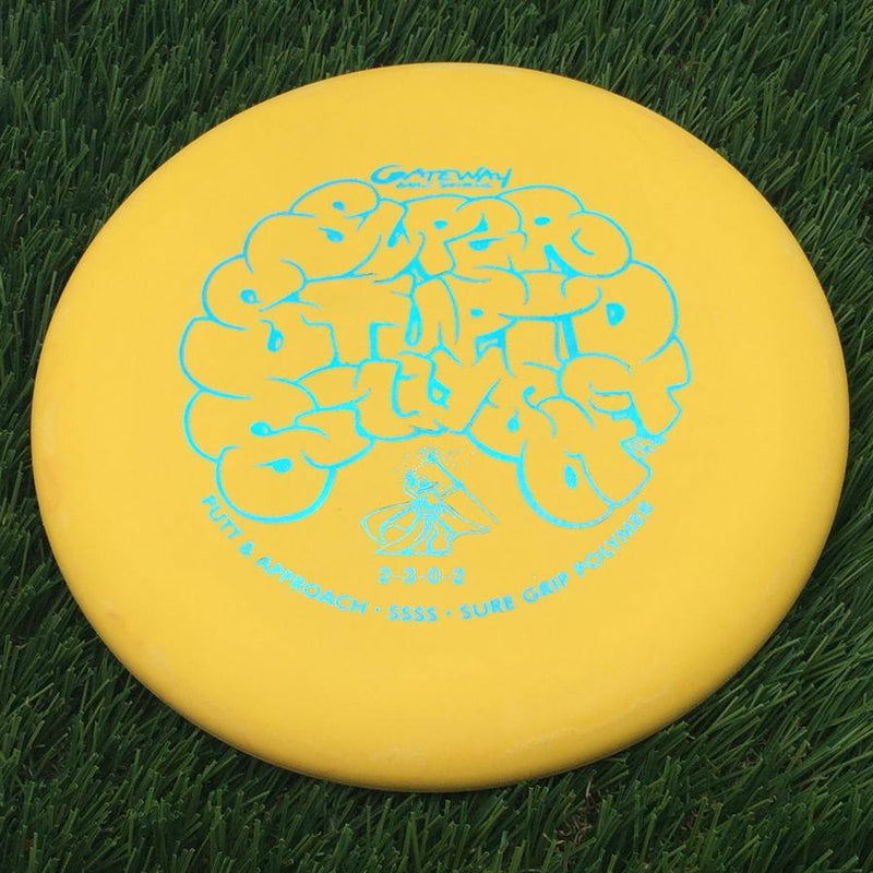 Gateway Suregrip Super Stupid Silly Soft (SSSS) Wizard with Puffy Letters - Super Stupid Silly Soft Stamp- 173.81 Yellow