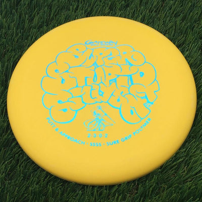 Gateway Suregrip Super Stupid Silly Soft (SSSS) Wizard with Puffy Letters - Super Stupid Silly Soft Stamp- 172.75 Yellow