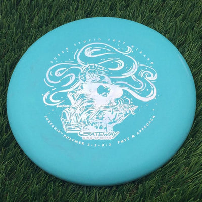 Gateway Suregrip Super Stupid Soft (SSS) Wizard with Spell Book Art by Michael Barnard Stamp- 174.5 Green