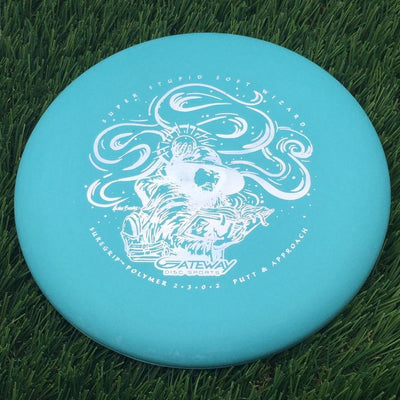 Gateway Suregrip Super Stupid Soft (SSS) Wizard with Spell Book Art by Michael Barnard Stamp- 175.01 Green