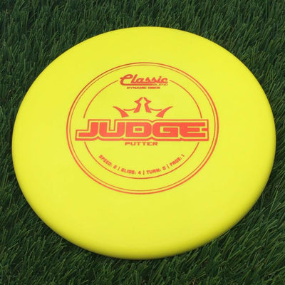 Dynamic Discs Classic Blend Judge- 172.06 Yellow