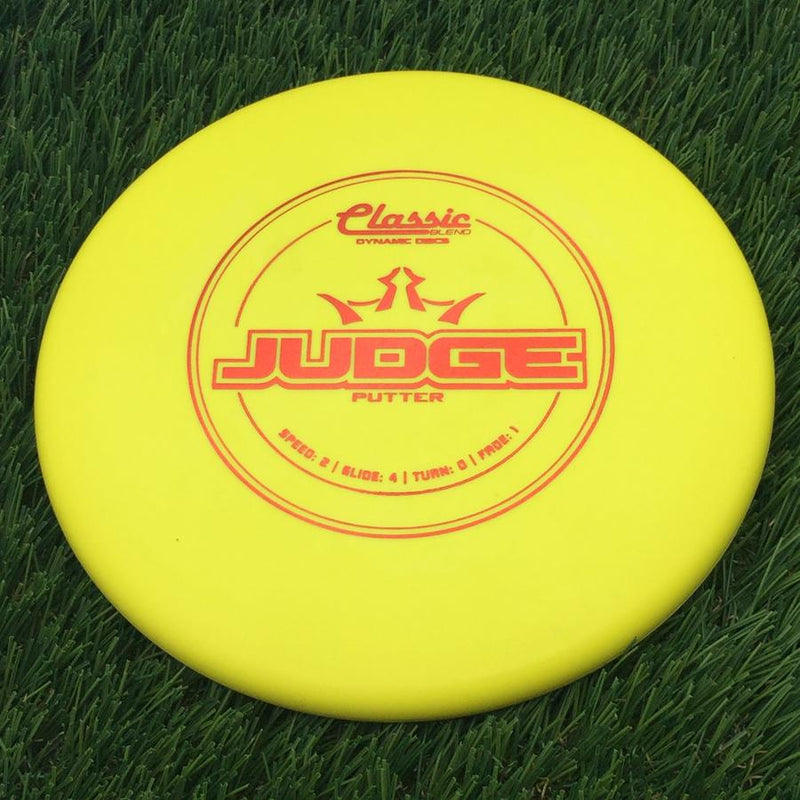 Dynamic Discs Classic Blend Judge- 172.72 Yellow