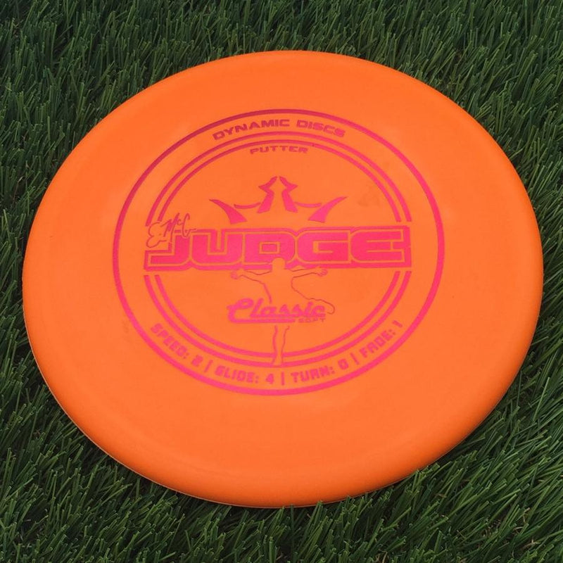 Dynamic Discs Classic Soft EMAC Judge- 174.54 Orange