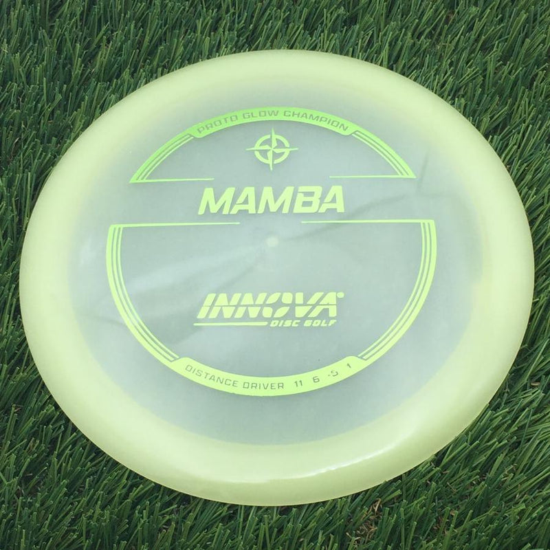 Innova Proto Glow Champion Mamba with Burst Logo Stock Stamp- 172.06 Glow