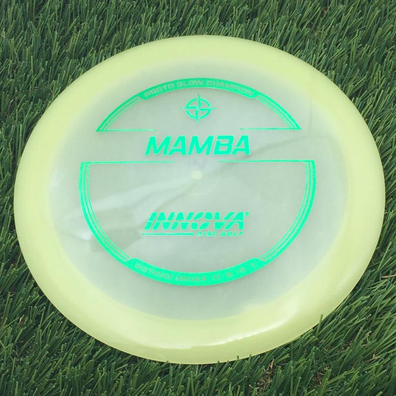 Innova Proto Glow Champion Mamba with Burst Logo Stock Stamp- 169.98 Glow