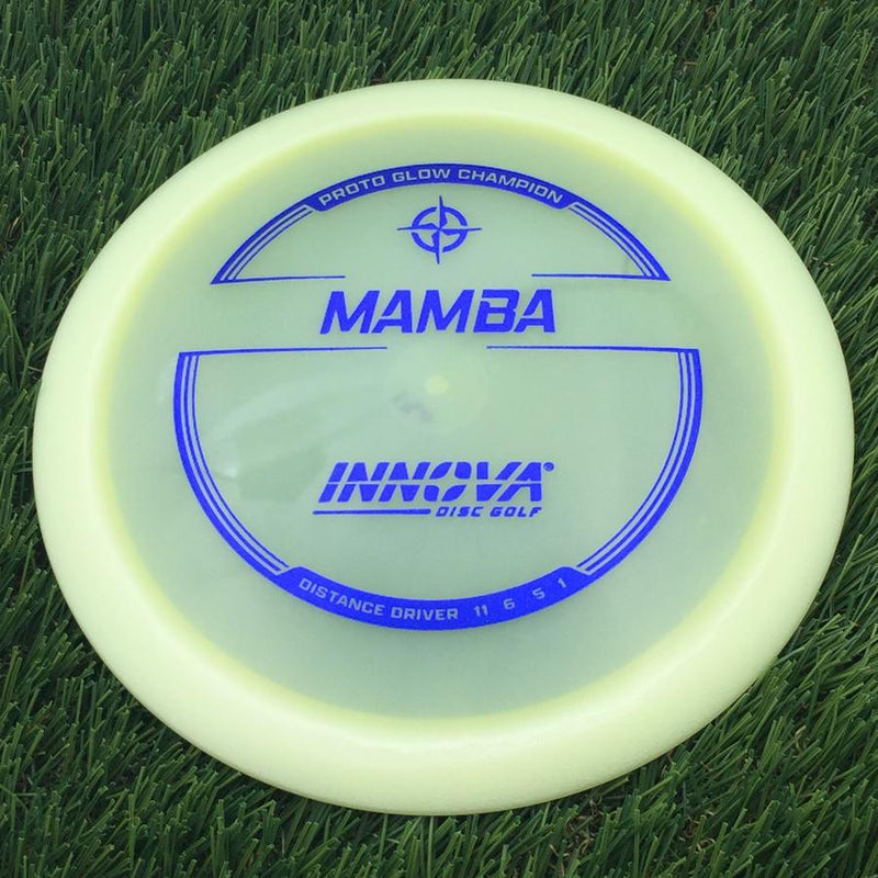 Innova Proto Glow Champion Mamba with Burst Logo Stock Stamp- 151.7 Glow