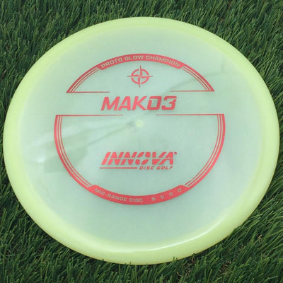 Innova Proto Glow Champion Mako3 with Burst Logo Stock Stamp- 174.8 Glow
