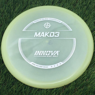 Innova Proto Glow Champion Mako3 with Burst Logo Stock Stamp- 174.4 Glow