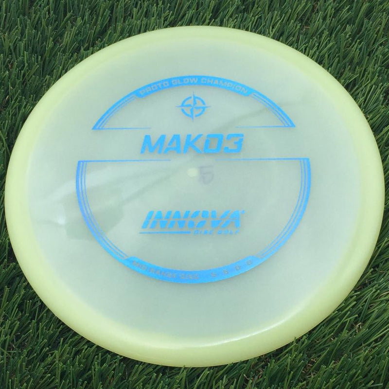Innova Proto Glow Champion Mako3 with Burst Logo Stock Stamp- 175.62 Glow