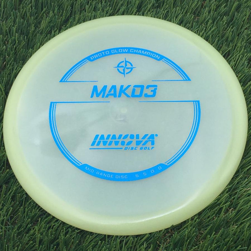 Innova Proto Glow Champion Mako3 with Burst Logo Stock Stamp- 175.51 Glow