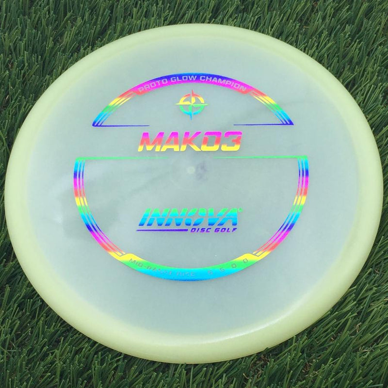 Innova Proto Glow Champion Mako3 with Burst Logo Stock Stamp- 166.1 Glow