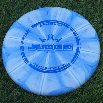 Dynamic Discs Prime Burst Judge with Stock (No Burst Icon) Stamp- 174.48 Blue