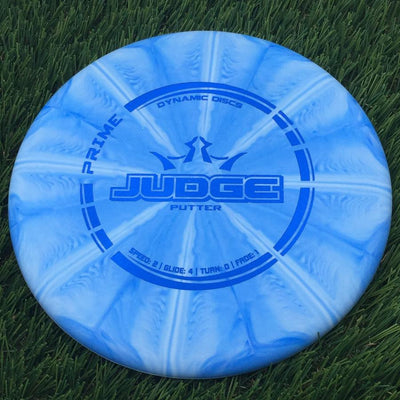 Dynamic Discs Prime Burst Judge with Stock (No Burst Icon) Stamp- 174.35 Blue