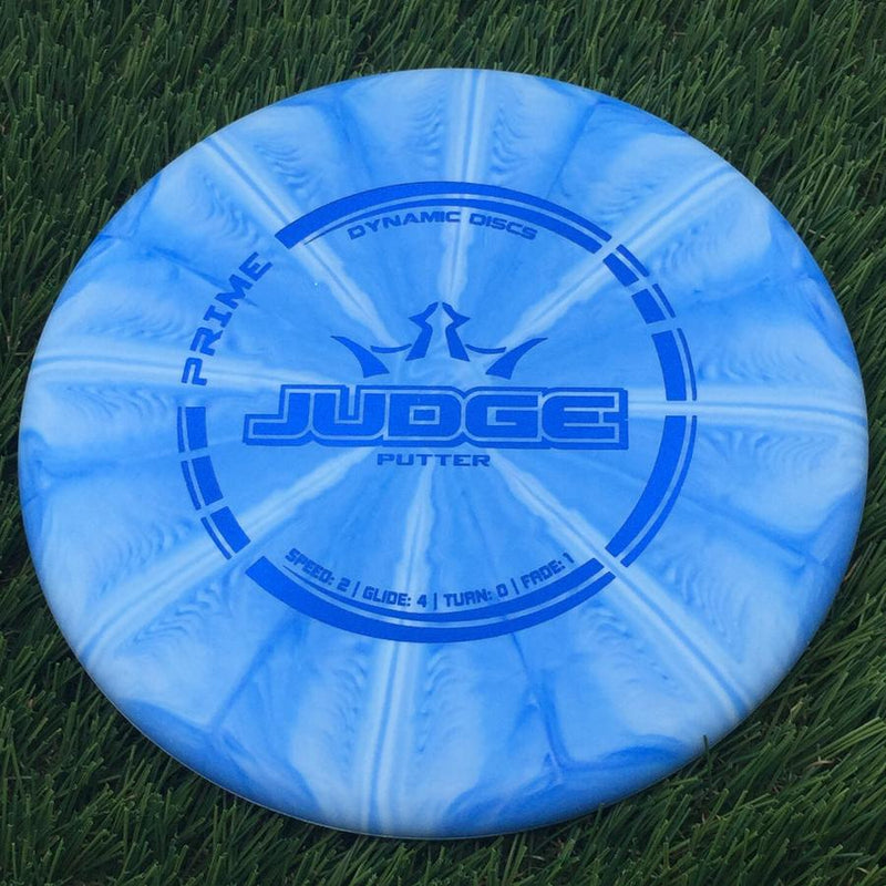 Dynamic Discs Prime Burst Judge with Stock (No Burst Icon) Stamp- 174.35 Blue