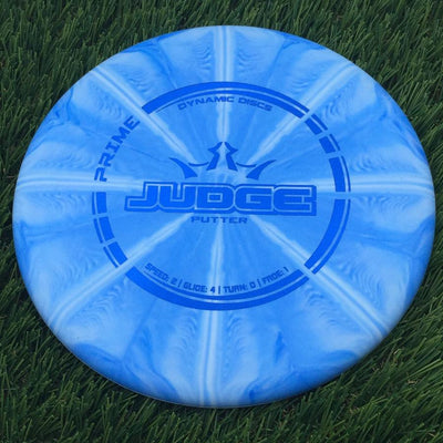 Dynamic Discs Prime Burst Judge with Stock (No Burst Icon) Stamp- 174.48 Blue