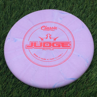 Dynamic Discs Classic Blend Burst Judge- 174.92 Purple