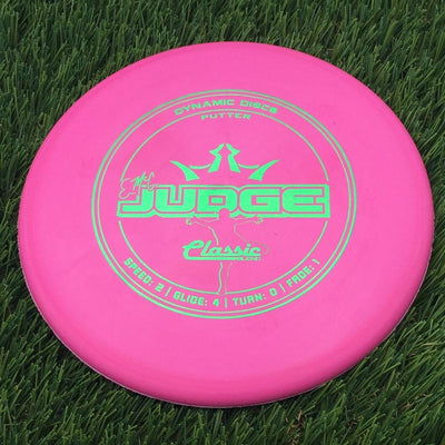 Dynamic Discs Classic Blend EMAC Judge with EMAC Signature Stamp- 174.56 Pink