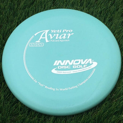 Innova Pro Yeti Aviar with Jay Yeti Reading 5x World Putting Champion Stamp- 163 Blue