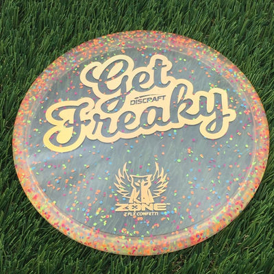 Discraft Elite Z FLX Confetti Zone with Get Freaky Dark Horse Brodie Smith Stamp- 175.58 Orange