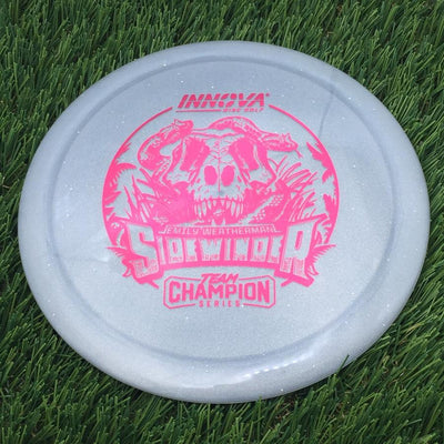 Innova Moondust Champion Sidewinder with Emily Weatherman Team Champion Series 2025 Stamp- 170 Grey