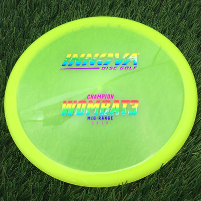 Innova Champion Wombat3 with Burst Logo Stock Stamp- 175 Yellow