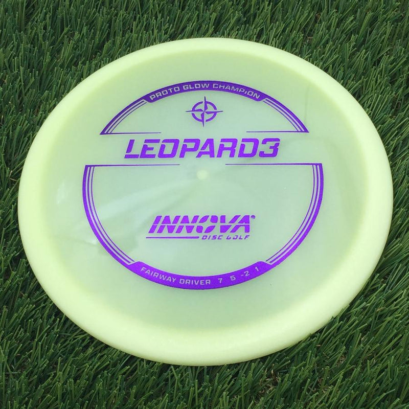 Innova Proto Glow Champion Leopard3 with Burst Logo Stock Stamp- 172 Glow