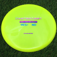 Kastaplast K1 Svea with Are You Ready? DGV Disc Golf Valley Collection Stamp - 178.7g - Dayglow Yellow - Dayglow Yellow / 178.69g