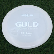 Kastaplast K1 Guld with Retro DGV Disc Golf Valley Collection Stamp - 173.7g - White - White / 173.71g