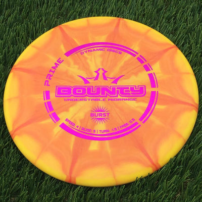 Dynamic Discs Prime Burst Bounty- 177 Orange
