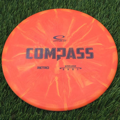 Latitude 64 Retro Line Compass- 177.94 Orange