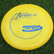 Innova Pro JK Aviar-x with Juliana Korver Five Time PDGA Women's World Disc Golf Champion Stamp - 147.2g - Yellow - Yellow / 147.23g