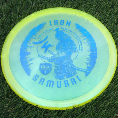 Discmania Chroma C-Line MD3 with Eagle McMahon Signature Series Iron Samurai 4 Stamp- 178.4 Yellow