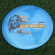 Discraft Special Blend Titanium Metallic Big Z Pearl Cicada with 2026 Missy Gannon Tour Series Stamp - 176.6g - Blue - Blue / 176.55g