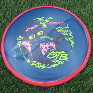 Axiom Soft Particle Proton Hex with 2026 OTB Open Art by Damian White Stamp - 173.8g - Hot Pink Rim Blue - Hot Pink Rim Blue / 173.75g