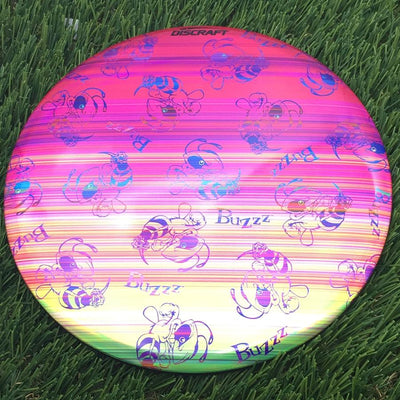 Discraft ESP Full Foil SuperColor Buzzz with Swarm on Chromatic Lines Print- 178.88