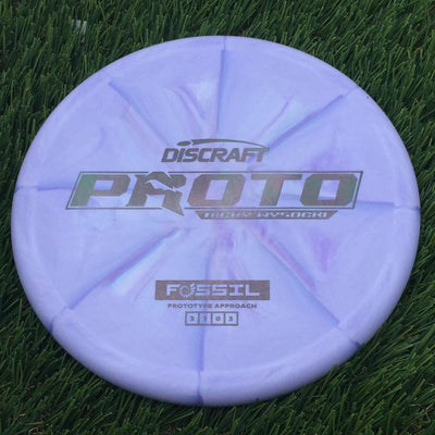 Discraft Crazy Tough CT Swirl Fossil with Proto Ricky Wysocki - Prototype Approach Stamp- 175.97 Purple