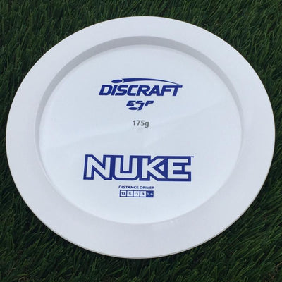 Discraft ESP Nuke with Dye Line Blank Top Bottom Stamp- 175.36 White