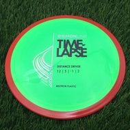 Axiom Neutron Time-Lapse with Stock (Retooled) Stamp - 175.2g - Red Rim On Lime Green - Red Rim On Lime Green / 175.19g
