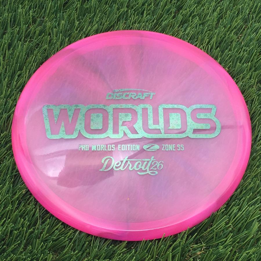 Discraft Elite Z Swirl Zone SS Midrange with 2026 Worlds Detroit
