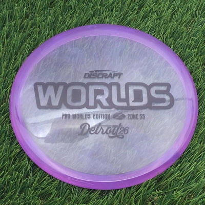 Discraft Elite Z Swirl Zone SS with 2026 Worlds Detroit Edition Stamp- 175.47 Purple